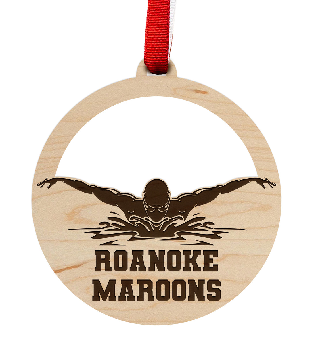 Custom Roanoke Maroons Ornament – LazerEdge