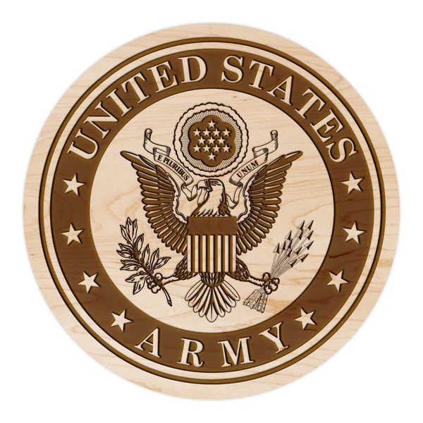 U.S. Armed Services Coaster Army Symbol