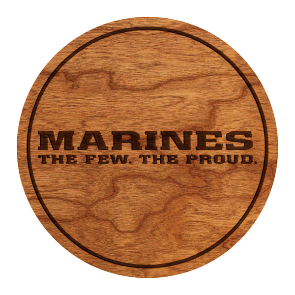 Non Collegiate Item Coaster Marines Slogan