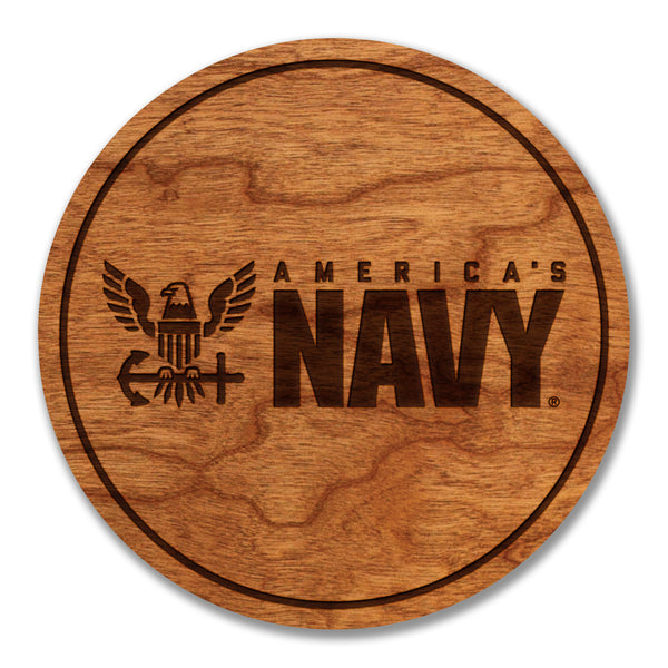 Non Collegiate Item Coaster Americas Navy