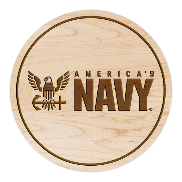 Non Collegiate Item Coaster Americas Navy