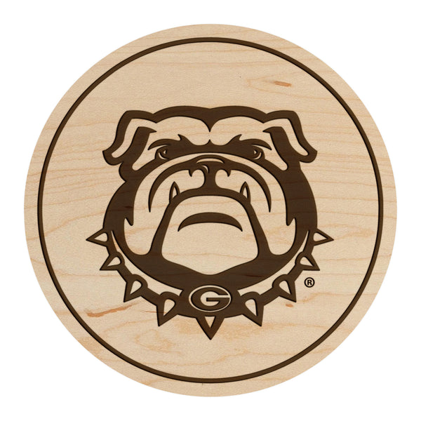 Georgia Coaster University of Georgia Athletic Bulldog Mark