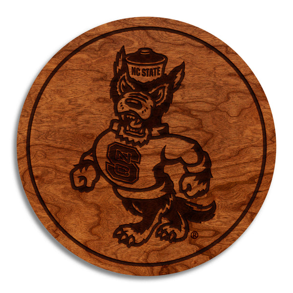 NC State Coaster Strutting Wolf