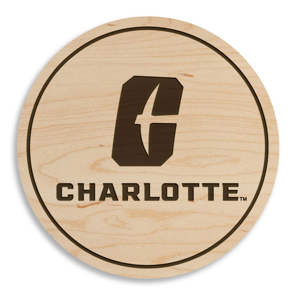 UNC Charlotte Coaster UNC Charlotte Wordmark