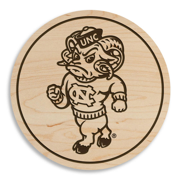 UNC Chapel Hill Coaster Strutting Ram