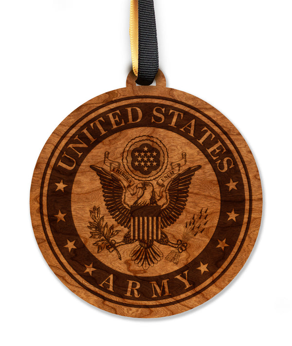 Non Collegiate Item Ornament Army Seal