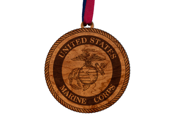 Non Collegiate Item Ornament Marines Seal