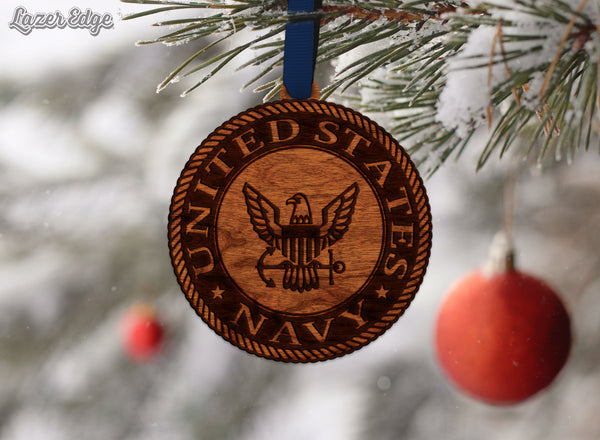 Non Collegiate Item Ornament Navy Seal