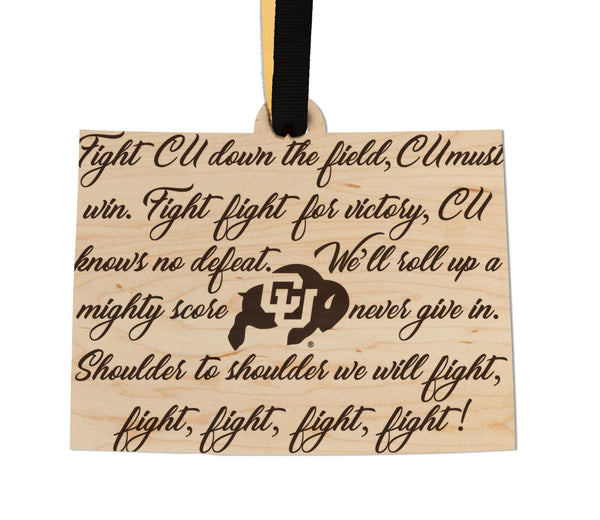 Colorado, University of Ornament Fight Song