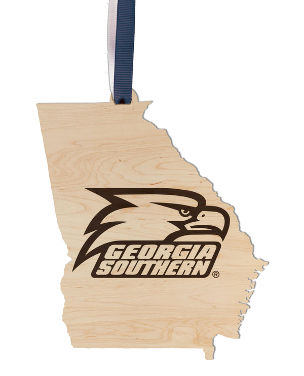 Georgia Southern University Ornament Eagle Head on State