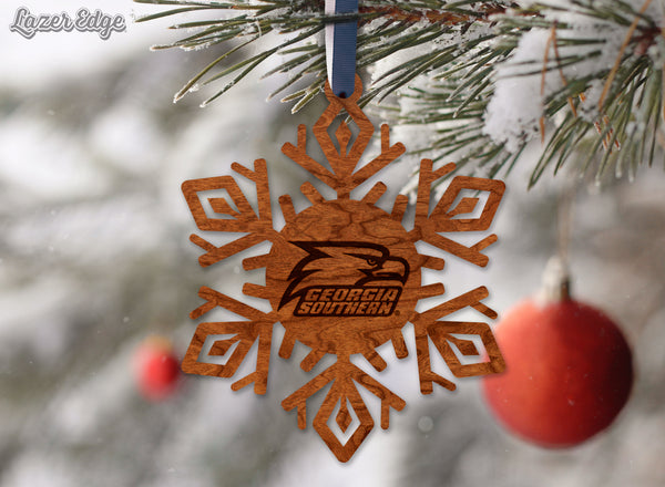 Georgia Southern University Ornament Eagle GS Snowflake