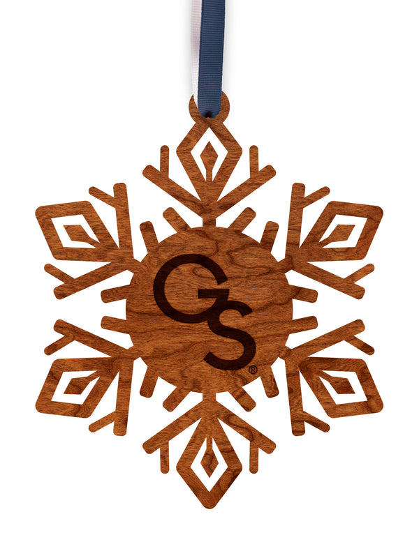 Georgia Southern University Ornament GS Snowflake