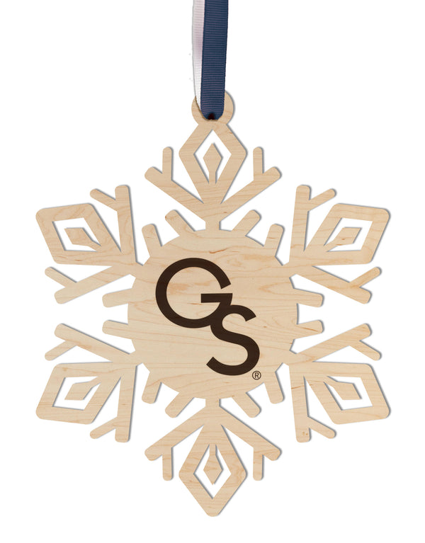 Georgia Southern University Ornament GS Snowflake