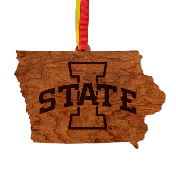 Iowa State Ornament Block I on State