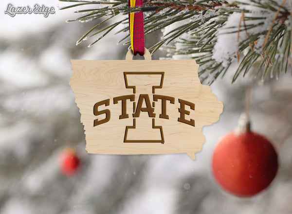 Iowa State Ornament Blcok I on State