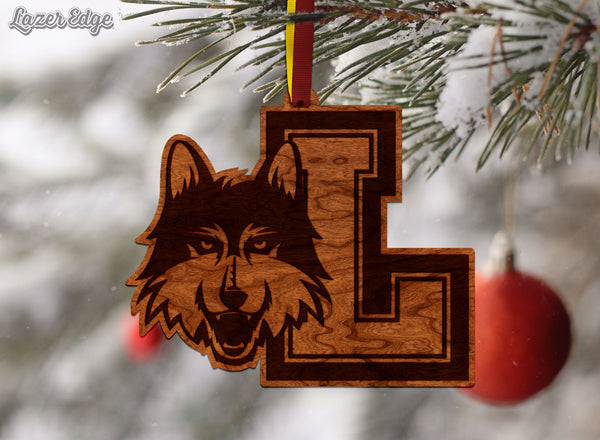 Loyola Chicago Ornament Block L Logo