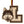 Load image into Gallery viewer, Loyola Chicago Ornament Block L Logo
