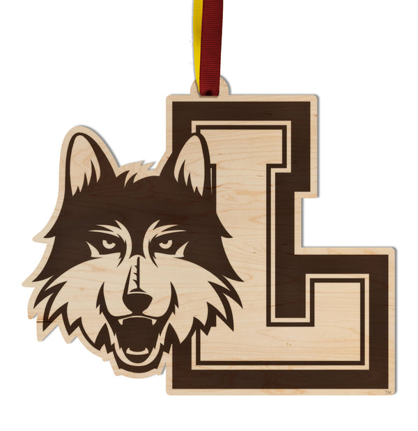 Loyola Chicago Ornament Block L Logo