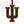 Load image into Gallery viewer, Indiana University Ornament Interlocked IU
