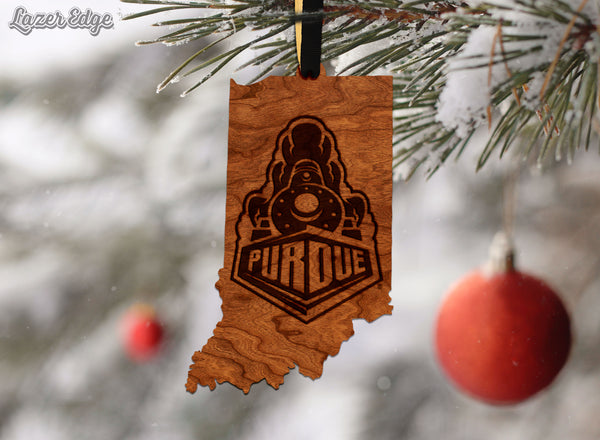 Purdue Ornament Boilermaker on State