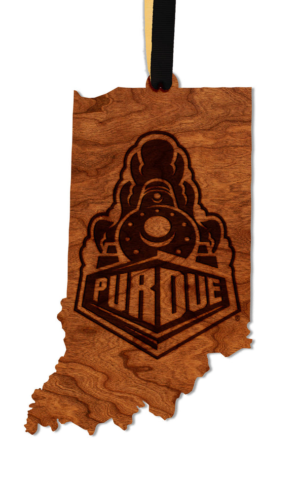 Purdue Ornament Boilermaker on State