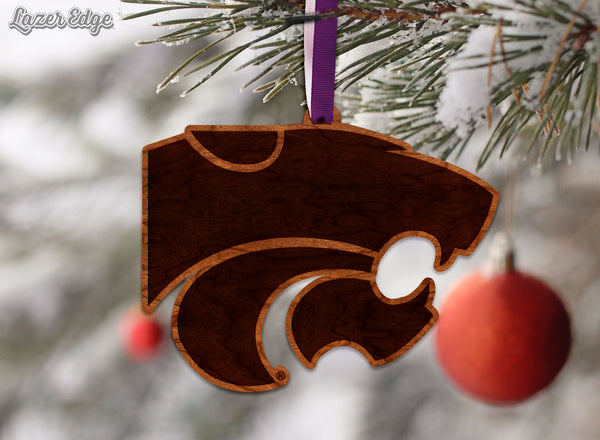 Kansas State University Ornament Wildcat