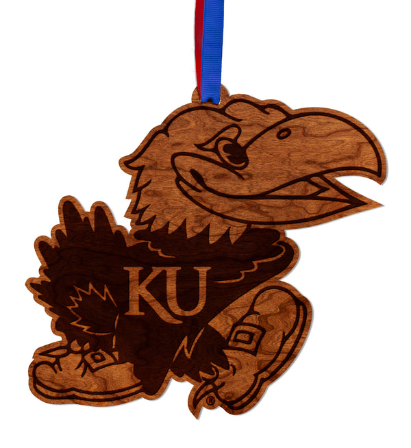 Kansas University Ornament Jayhawk