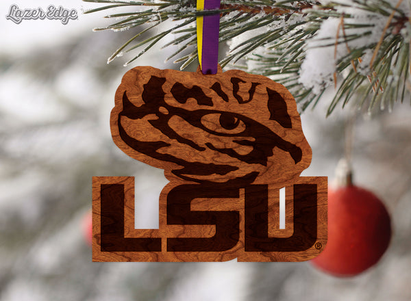 LSU Ornament Tiger Eye