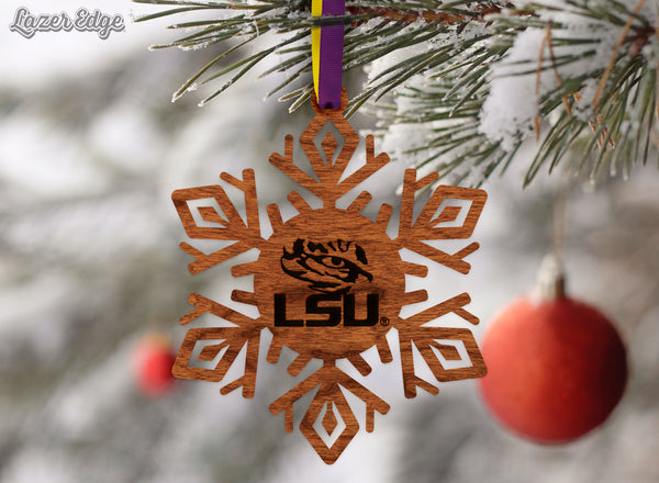 LSU Ornament LSU Snowflake