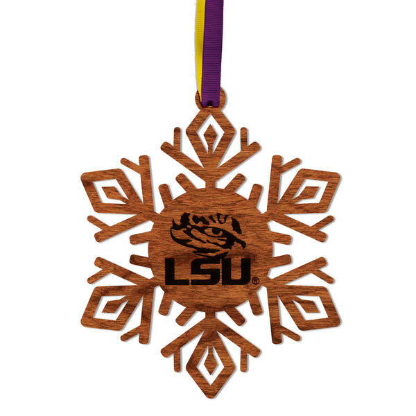 LSU Ornament LSU Snowflake