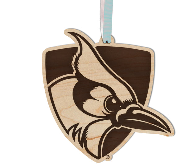 Johns Hopkins Ornament Blue Jay Shield