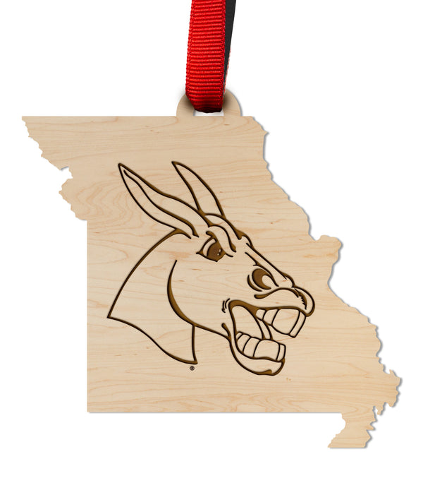 Central Missouri, University of Ornament Mule Head on State