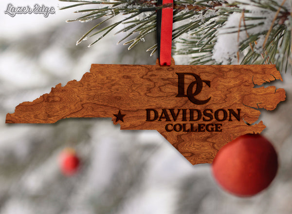 Davidson College Ornament Davidson College DC on State