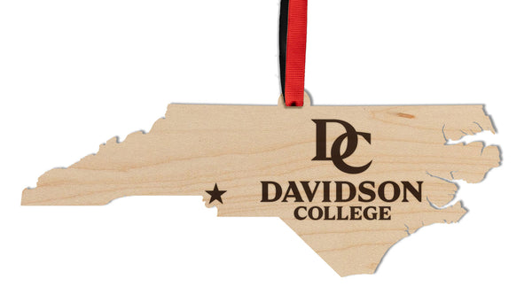 Davidson College Ornament Davidson College DC on State