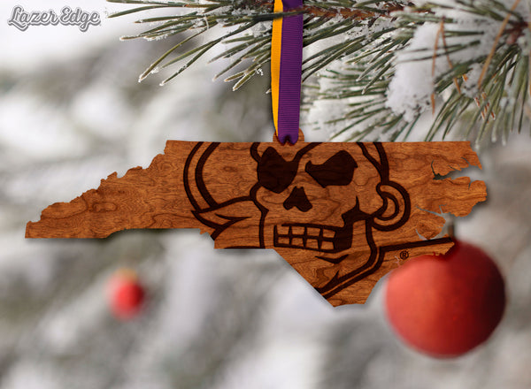 East Carolina University Ornament Pirate State of Mind