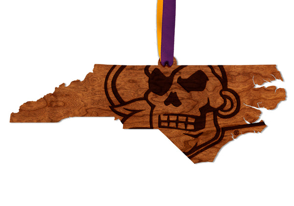 East Carolina University Ornament Pirate State of Mind