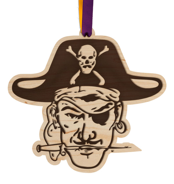 East Carolina University Ornament Vault Pirate