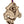 Load image into Gallery viewer, East Carolina University Ornament Strutting Pirate
