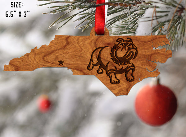 Gardner Webb Ornament New Gardner Webb Bulldog on Outline