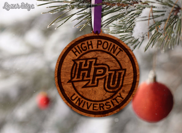 High Point University Ornament HPU Circular