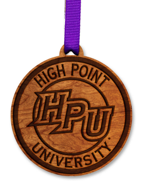 High Point University Ornament HPU Circular