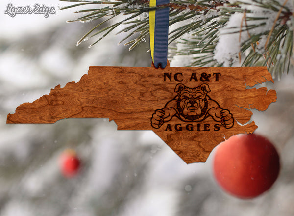 NC A&T Ornament Aggies on State