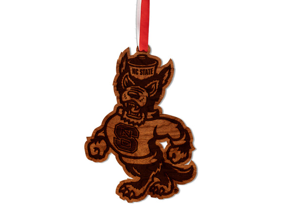 NC State Ornament Strutting Wolf