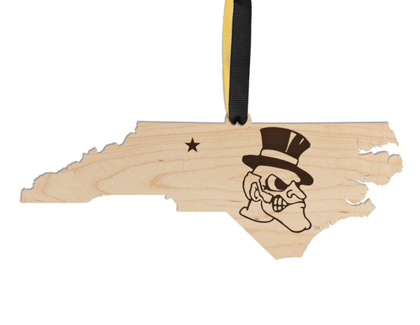 Wake Forest Ornament Demon Deacon on NC