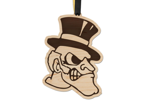 Wake Forest Ornament Demon Deacon Head