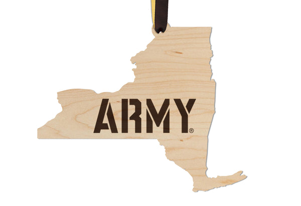 Army at Westpoint Ornament Army West Point Wordmark on Outline