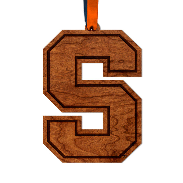 Syracuse, University of Ornament Block S Logo