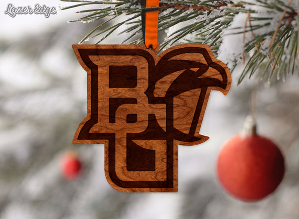 Bowling Green State University Ornament Falcon