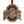 Load image into Gallery viewer, Ohio State Ornament Block O Ohio State
