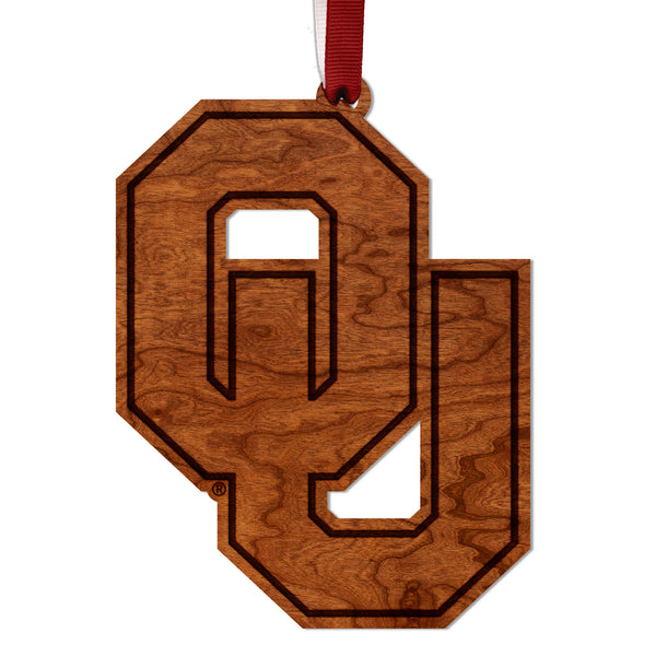 Oklahoma University Ornament OU Logo